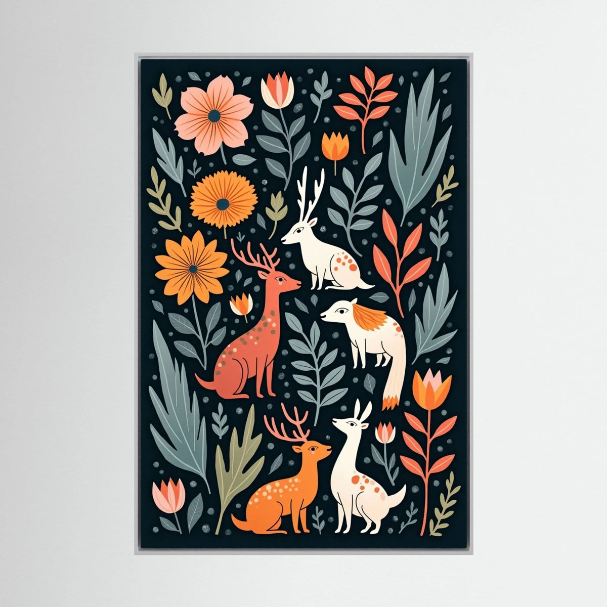 Abstract Forest Animals