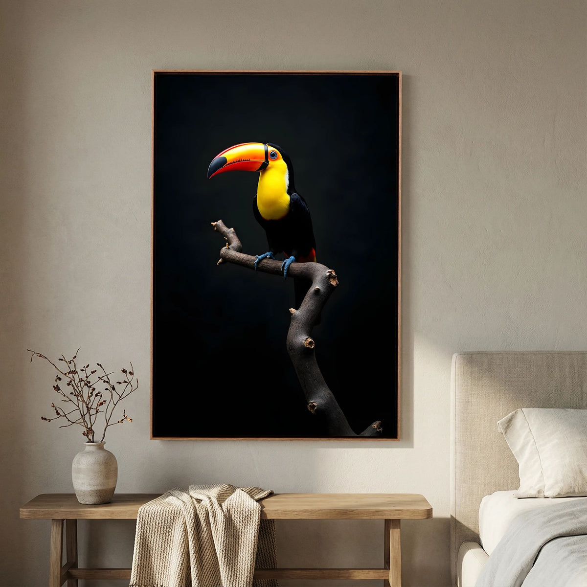 Toucan Minimalist Wall Canvas