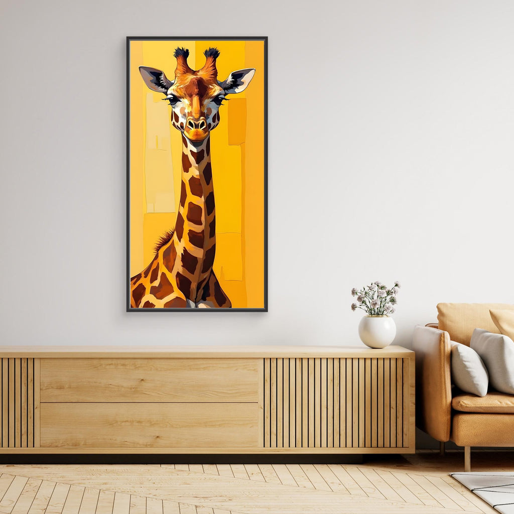 Digital Art Lone Giraffe