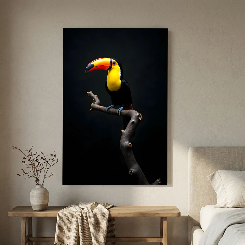 Toucan Minimalist Wall Canvas