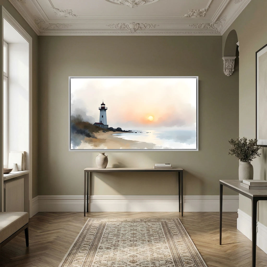 Lighthouse Landscape At Sunset