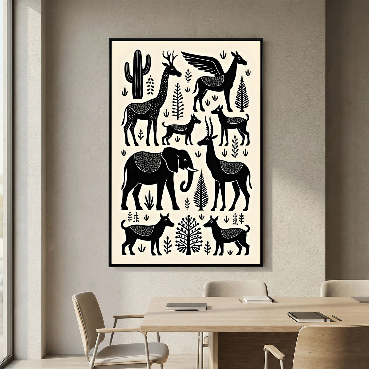 Animal Mystic On The African Planes Wall Art
