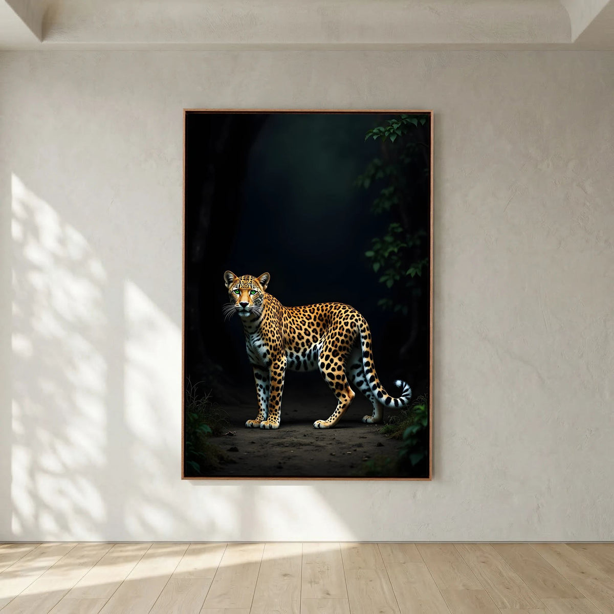 Leopard Canvas Wall Art Minimalist Wall Decor 
