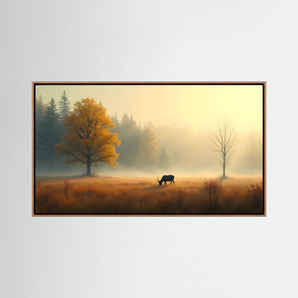Serenity At Autumn Canvas Wall Art Ready To Hang