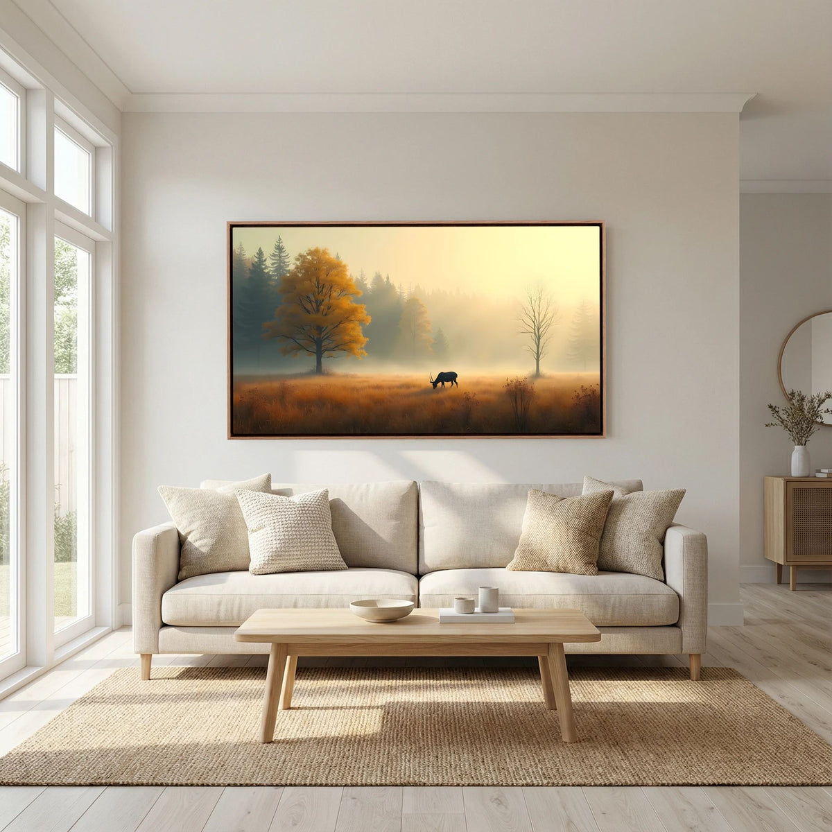 Serenity At Autumn Canvas Wall Art Ready To Hang