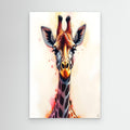 Abstract Giraffe Canvas Minimalist Ink Style