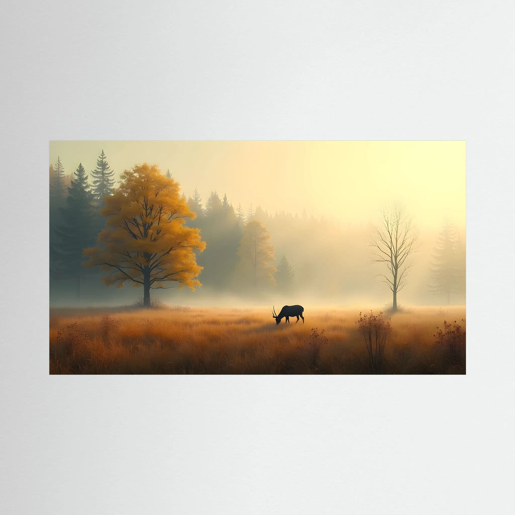 Serenity At Autumn Canvas Wall Art Ready To Hang