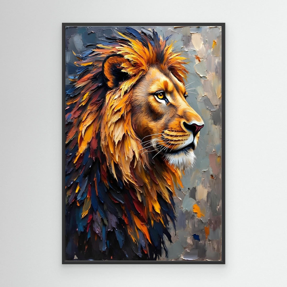 Lion's Mane Digital Oil Style