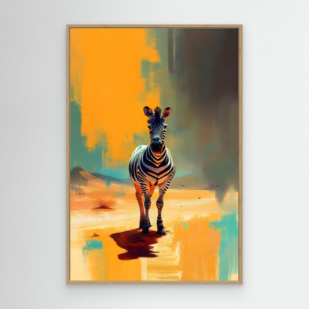 Lone Zebra Digital Art