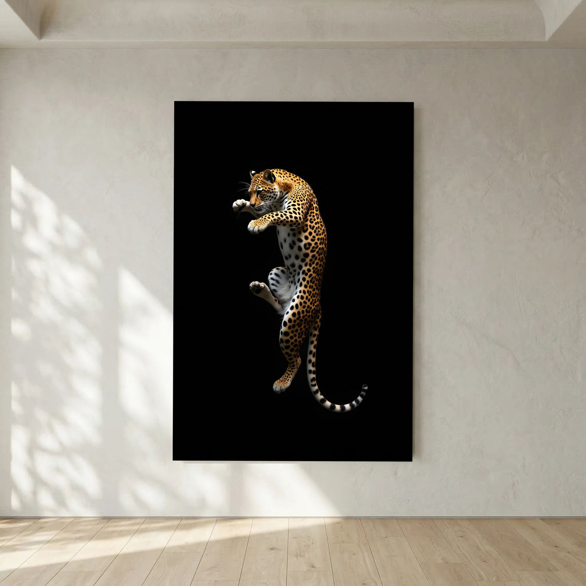 Minimalist Leopard Canvas Print 