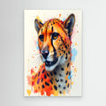 Abstract Cheetah Minimalist Ink Style