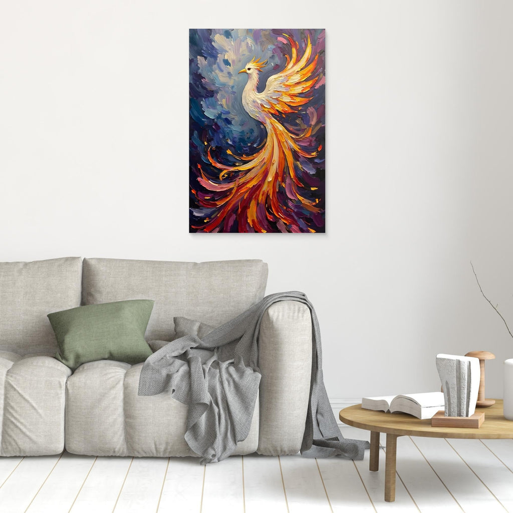 Pheonix Abstract Oil Style Minimalist Wall Decor