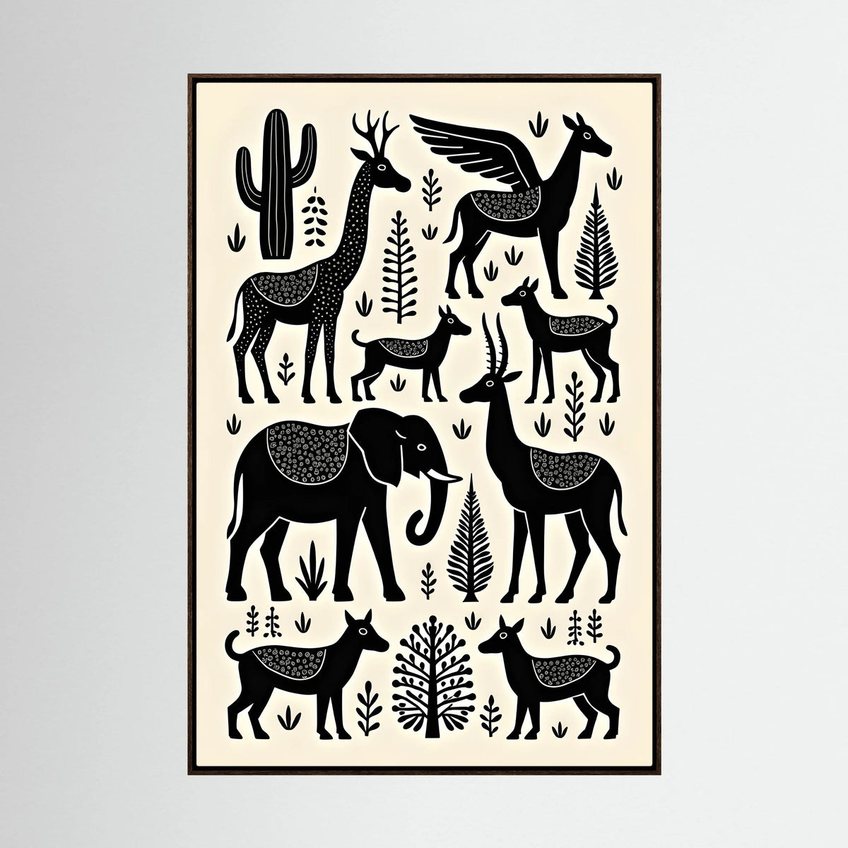 Animal Mystic On The African Planes Wall Art
