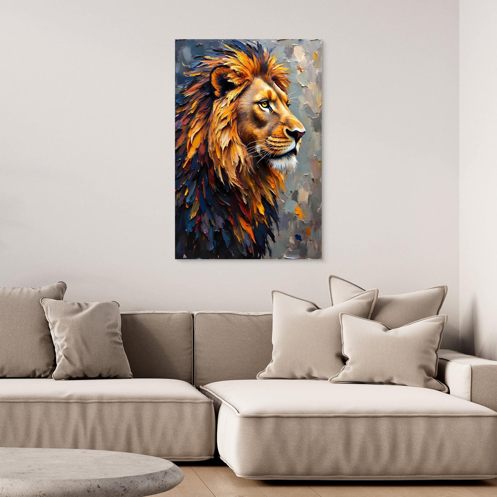 Lion's Mane Digital Oil Style