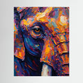 Elephants Eye Oil Style Canvas