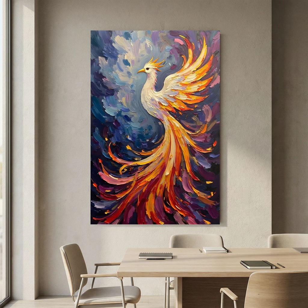 Pheonix Abstract Oil Style Minimalist Wall Decor