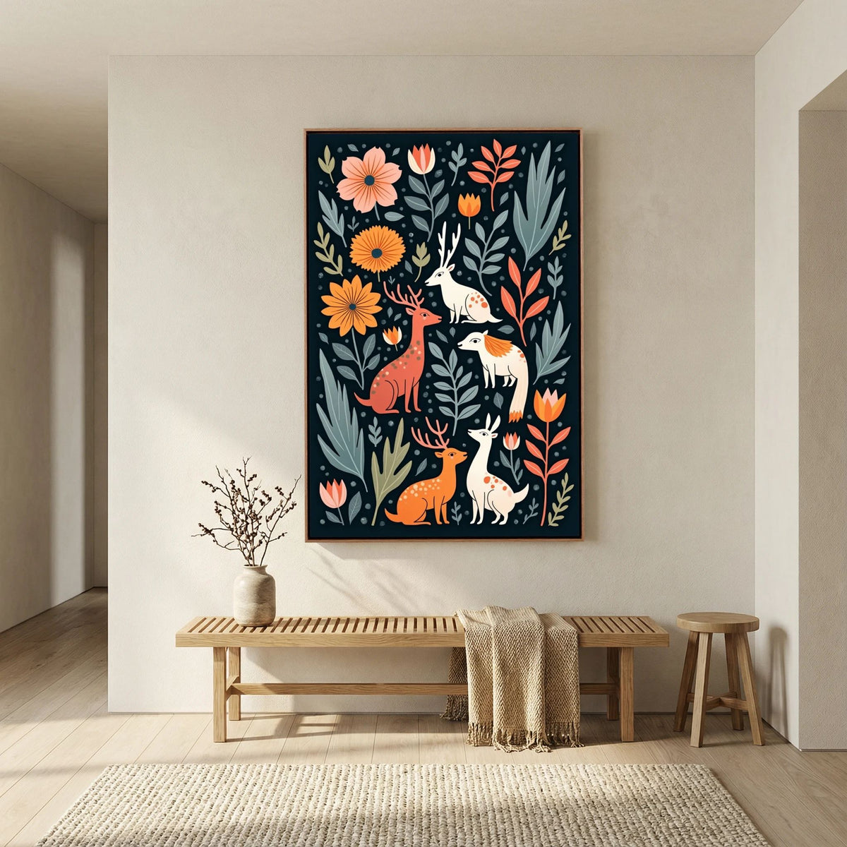 Abstract Forest Animals