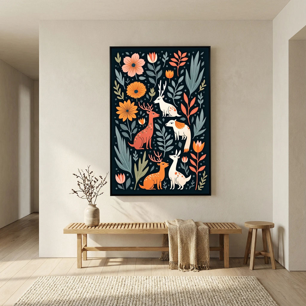 Abstract Forest Animals
