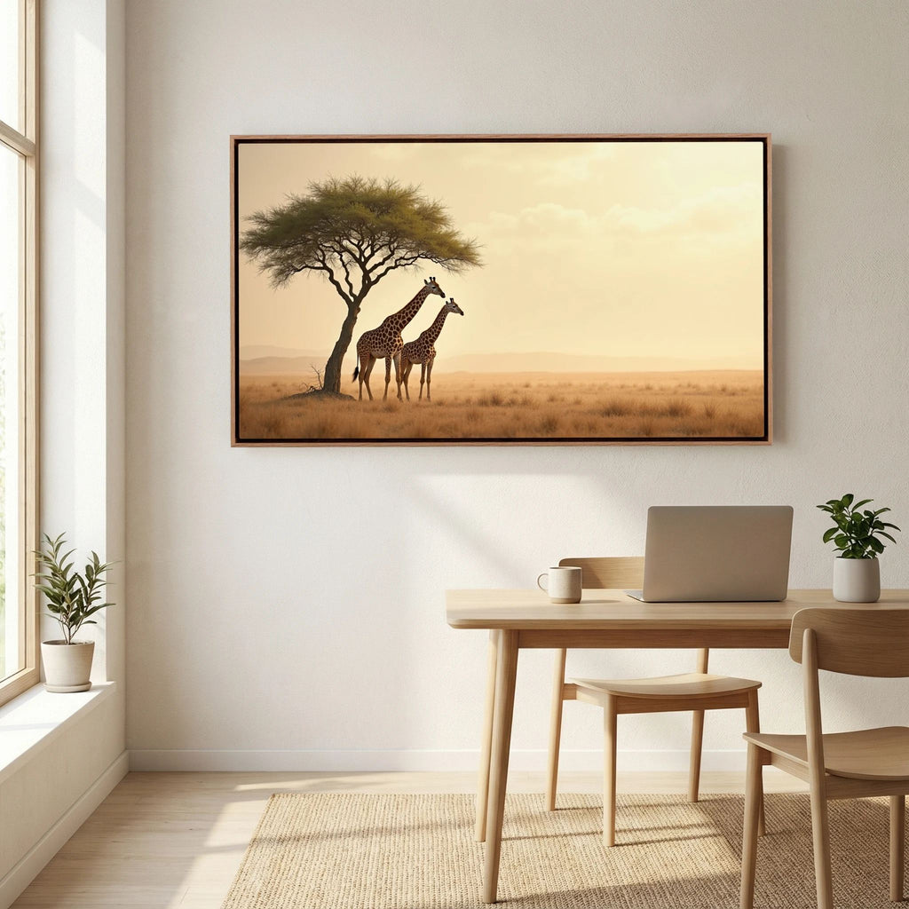Giraffe In The Planes