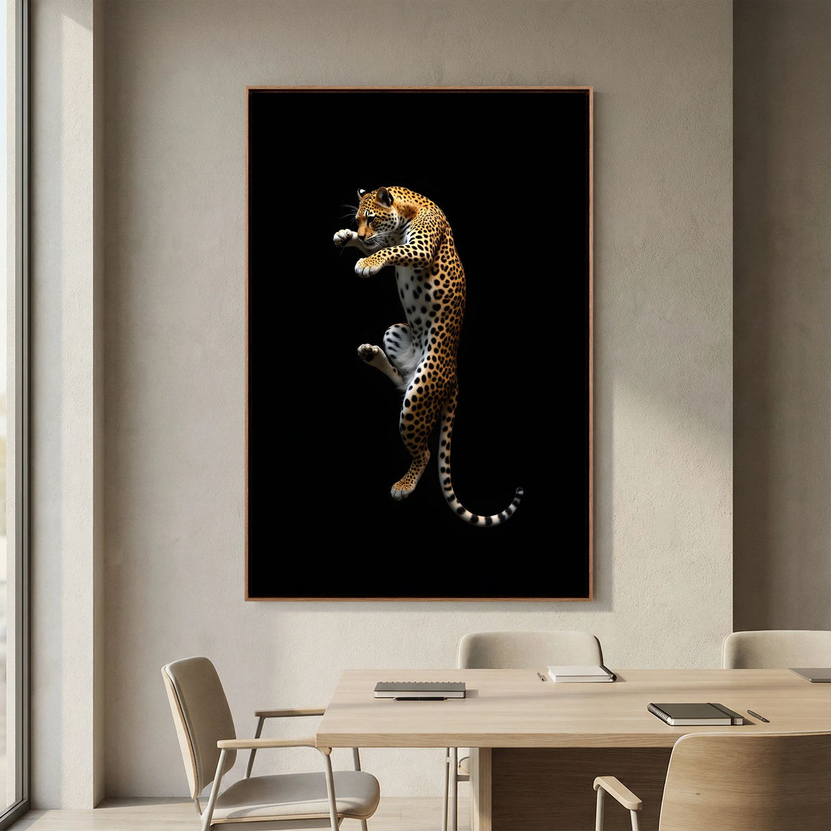 Minimalist Leopard Canvas Print 