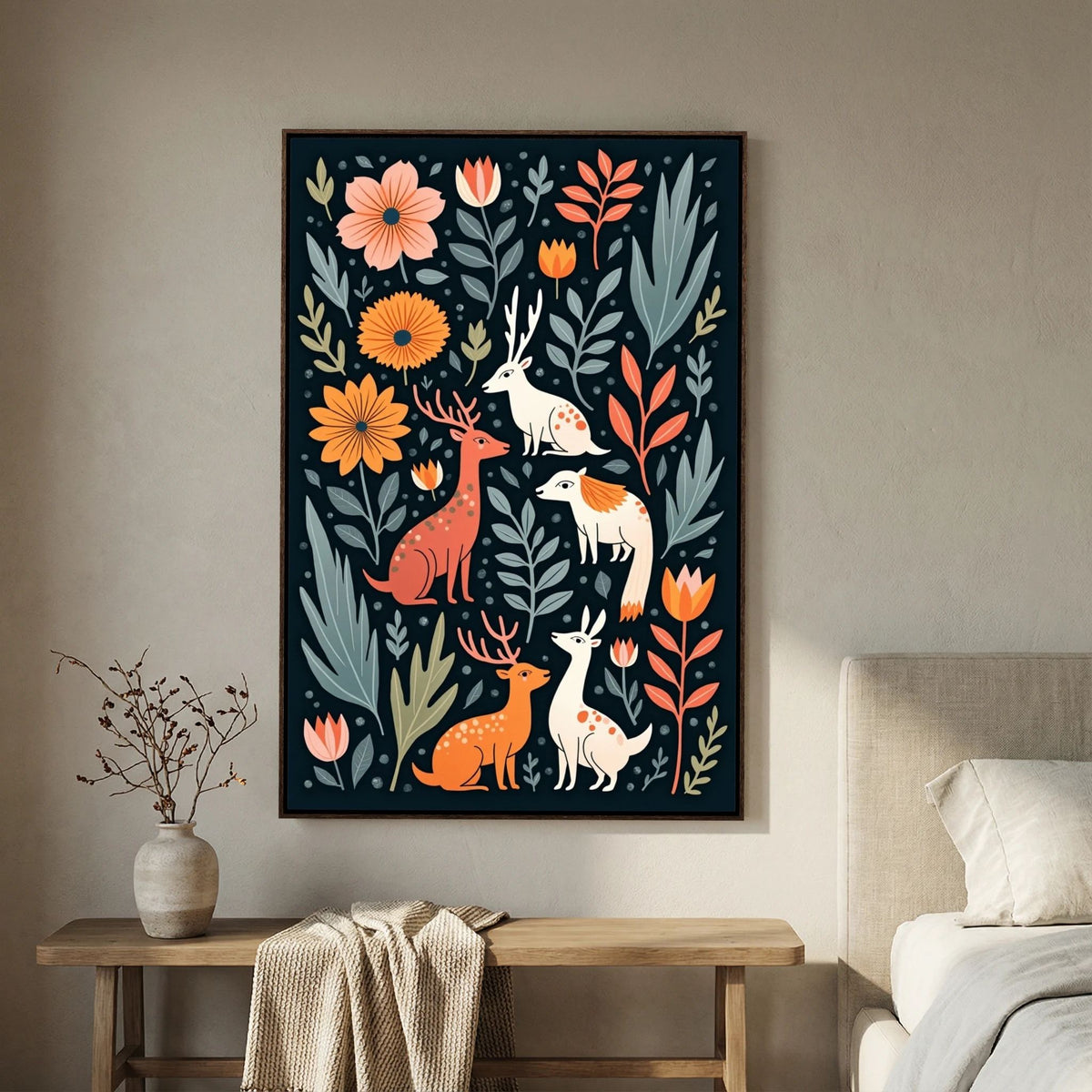 Abstract Forest Animals