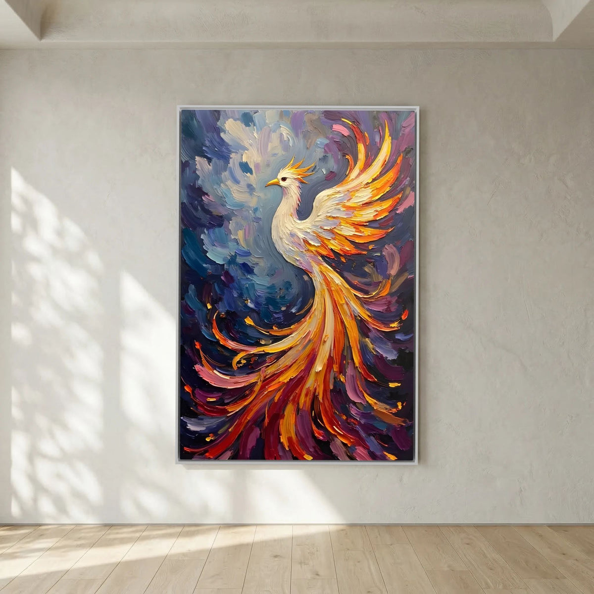 Pheonix Abstract Oil Style Minimalist Wall Decor