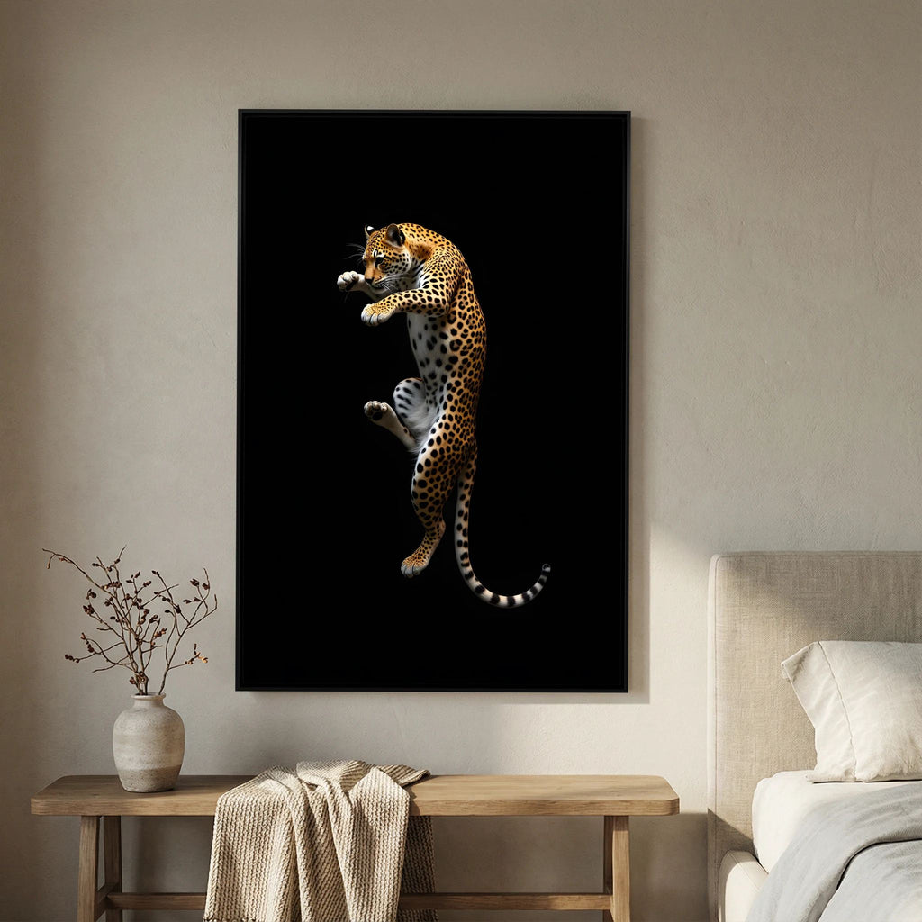 Minimalist Leopard Canvas Print 