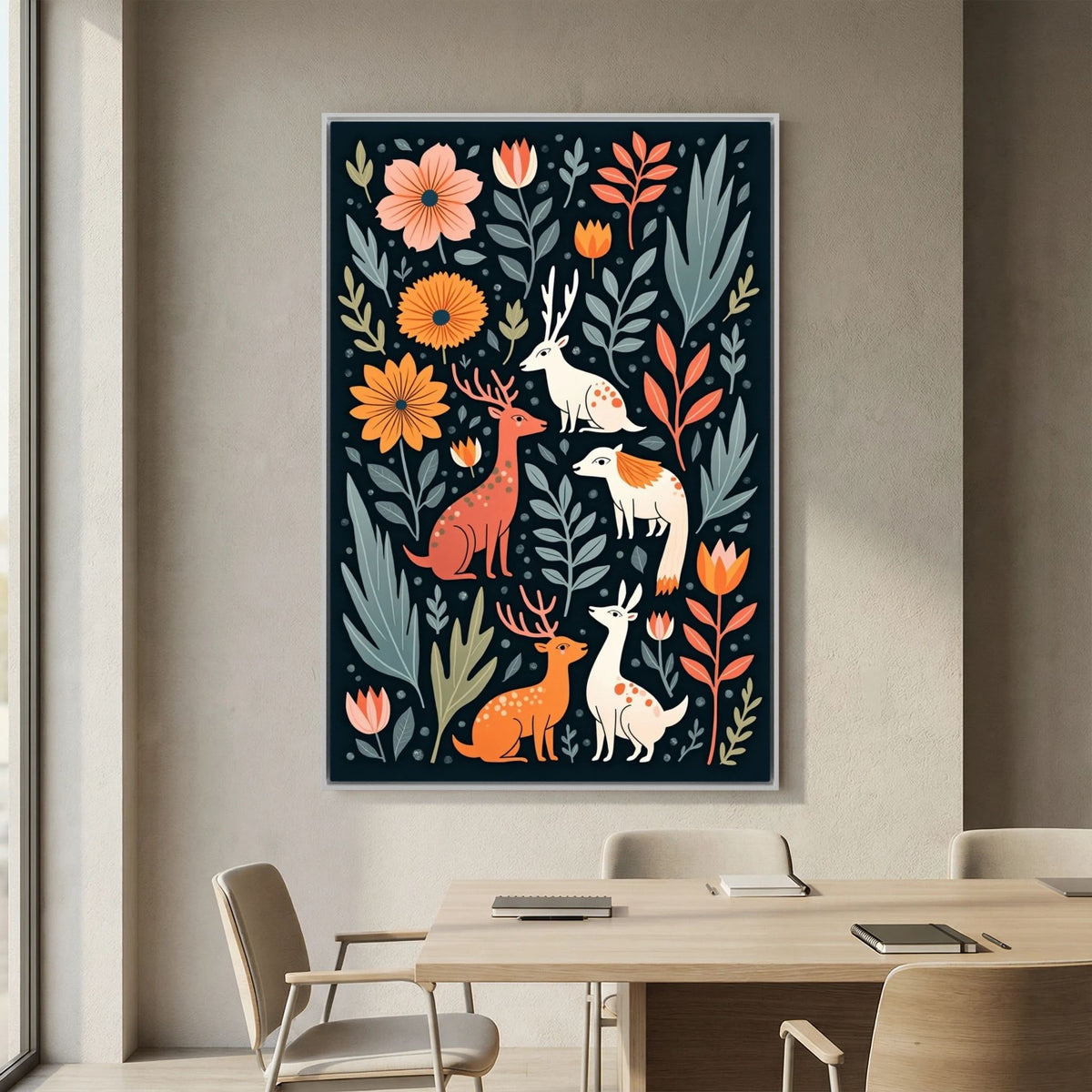Abstract Forest Animals