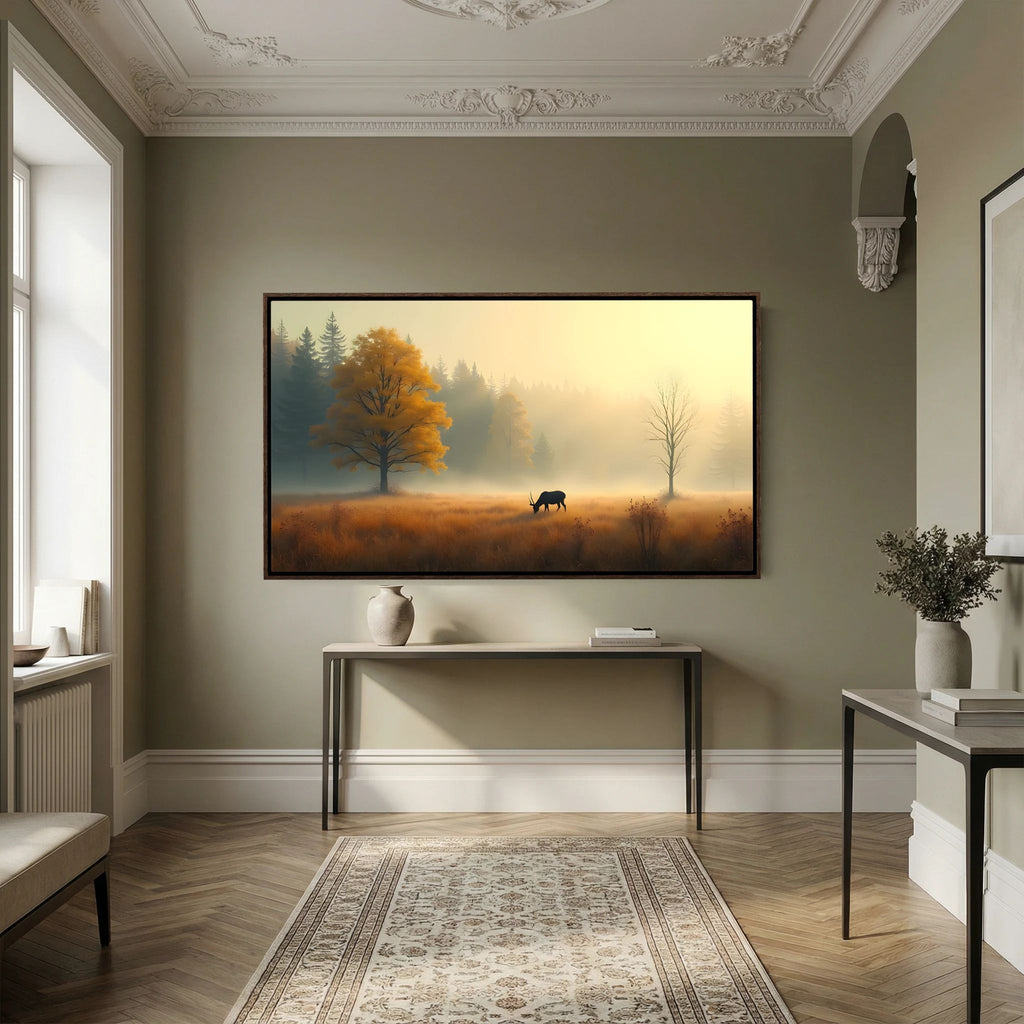 Serenity At Autumn Canvas Wall Art Ready To Hang