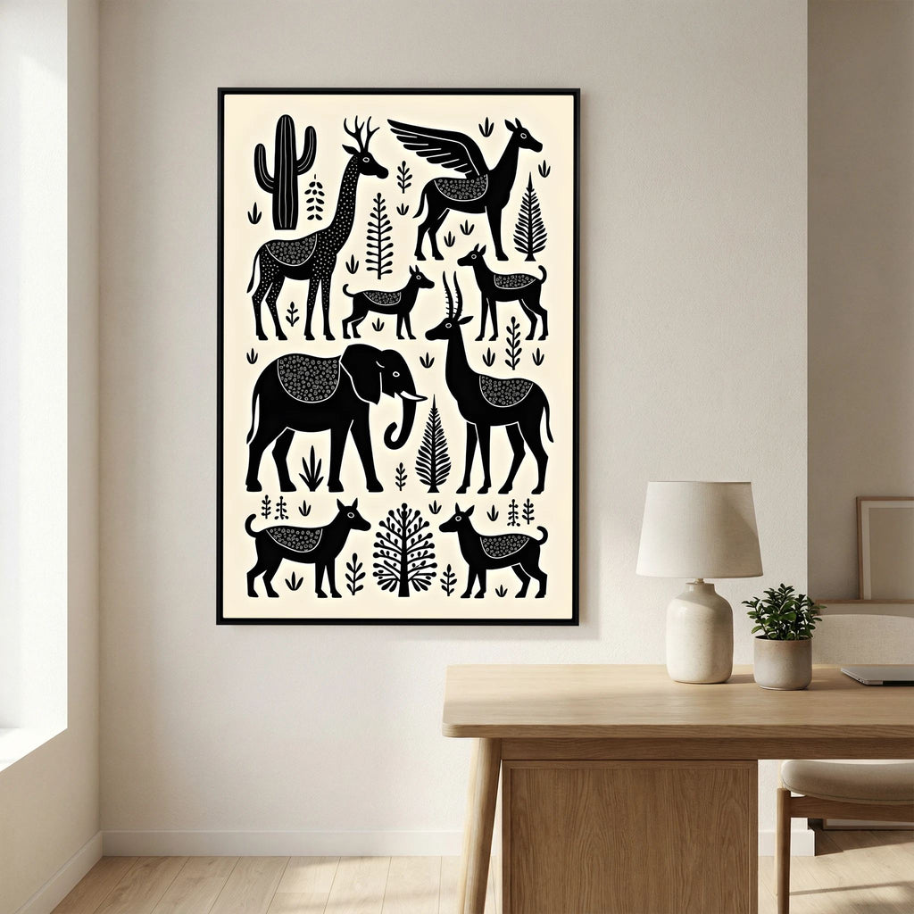 Animal Mystic On The African Planes Wall Art