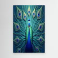 AI Creations Art Deco Style Peacock