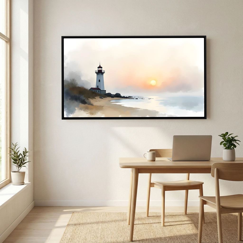 Lighthouse Landscape At Sunset