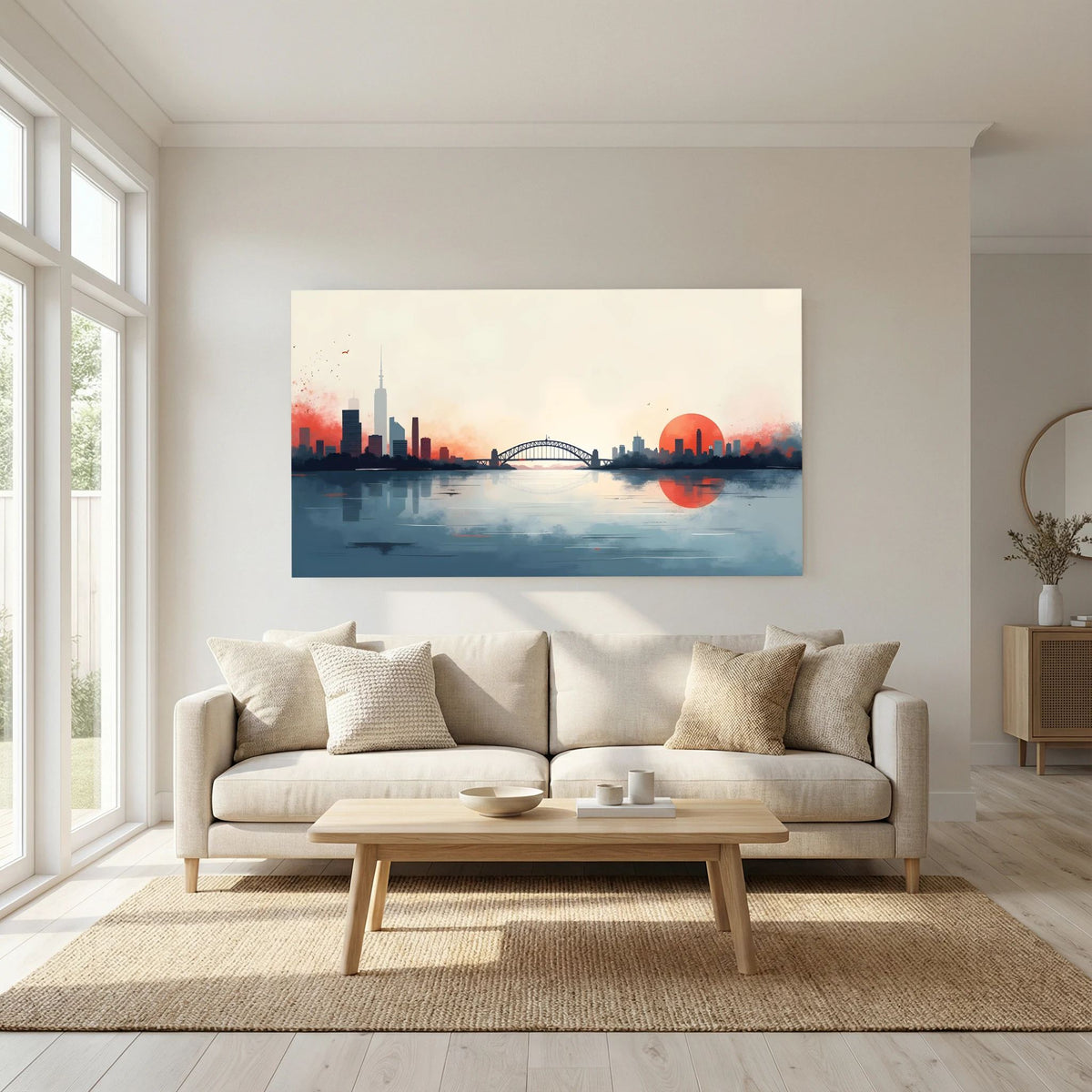 Sydney Harbour Abstract Wall Art
