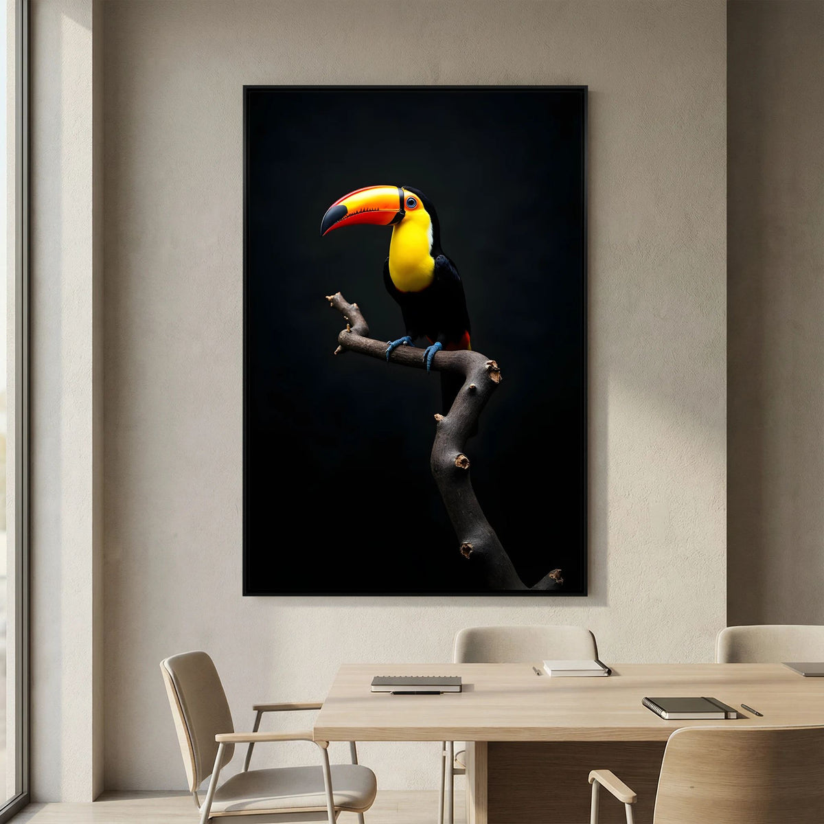 Toucan Minimalist Wall Canvas