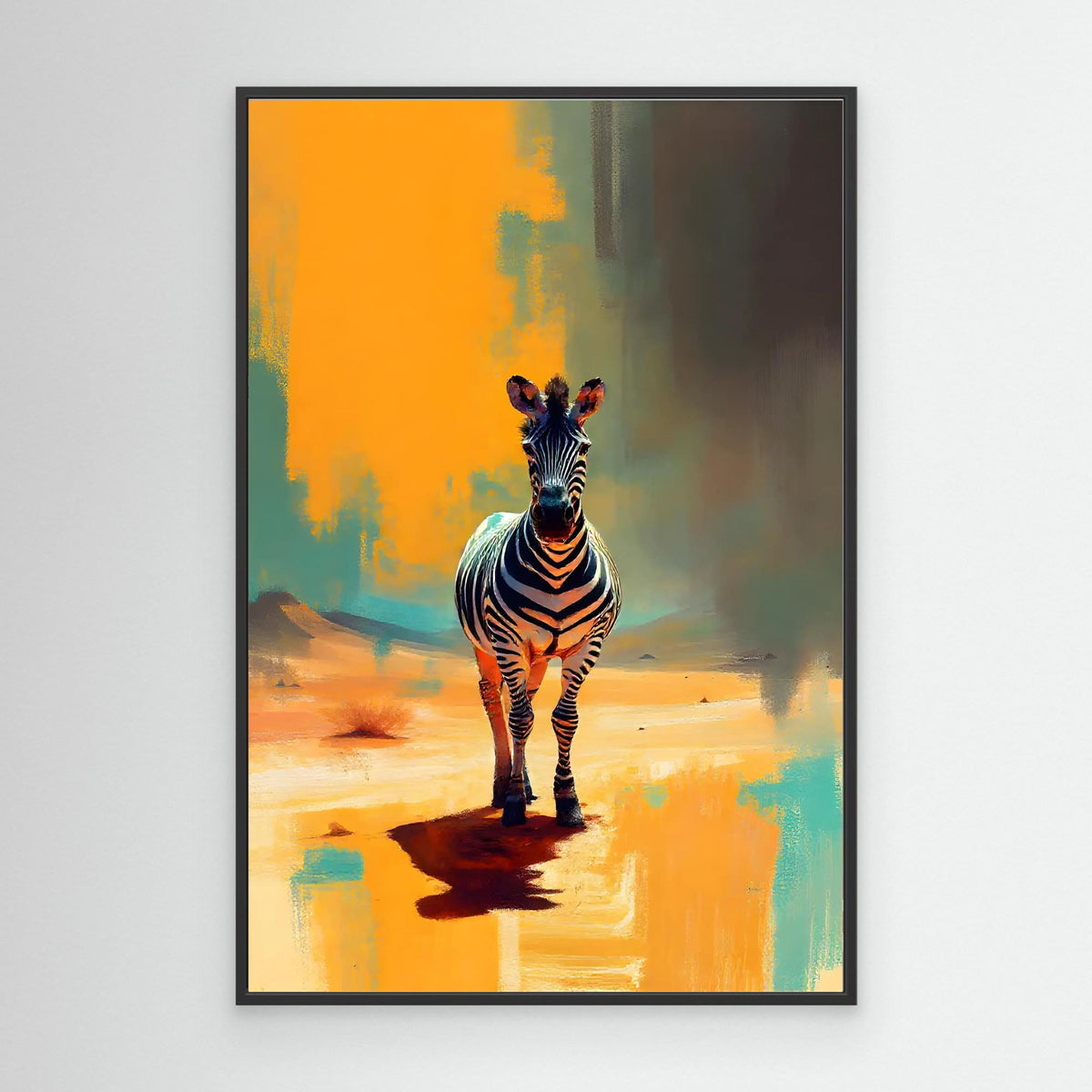 Lone Zebra Digital Art