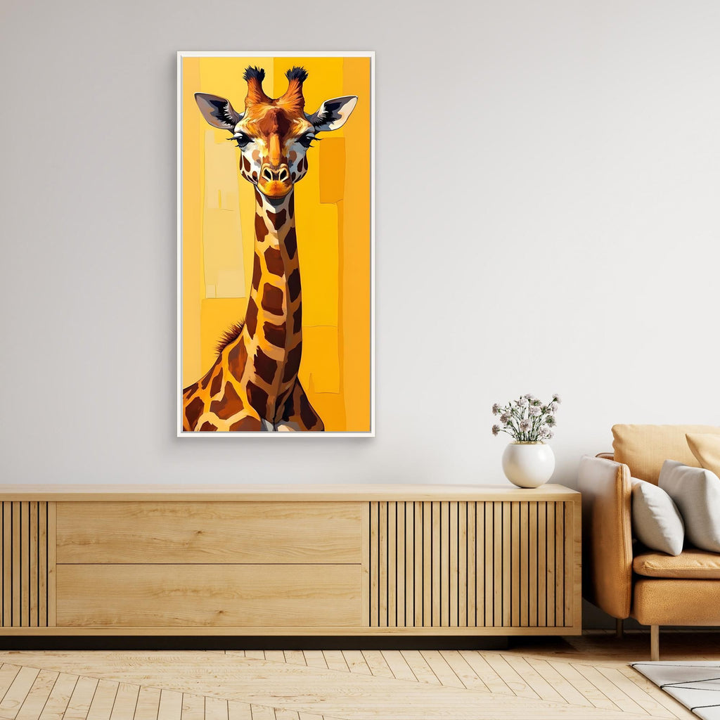 Digital Art Lone Giraffe