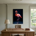Stunning Picture Of A flamingo Minimalist Wall Canvas