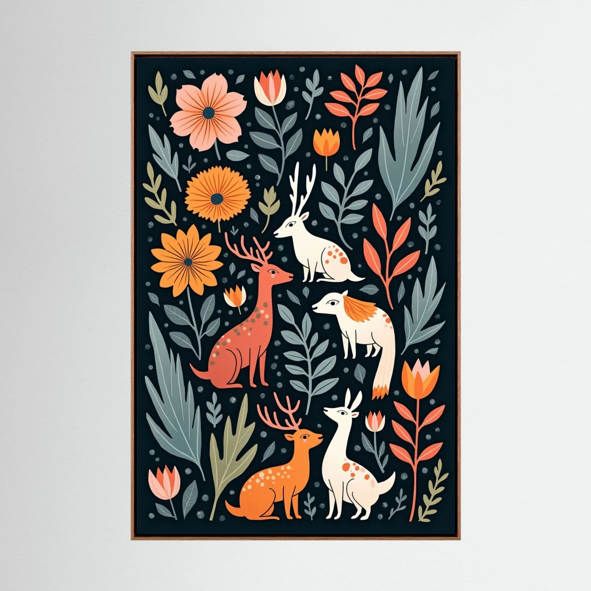 Abstract Forest Animals
