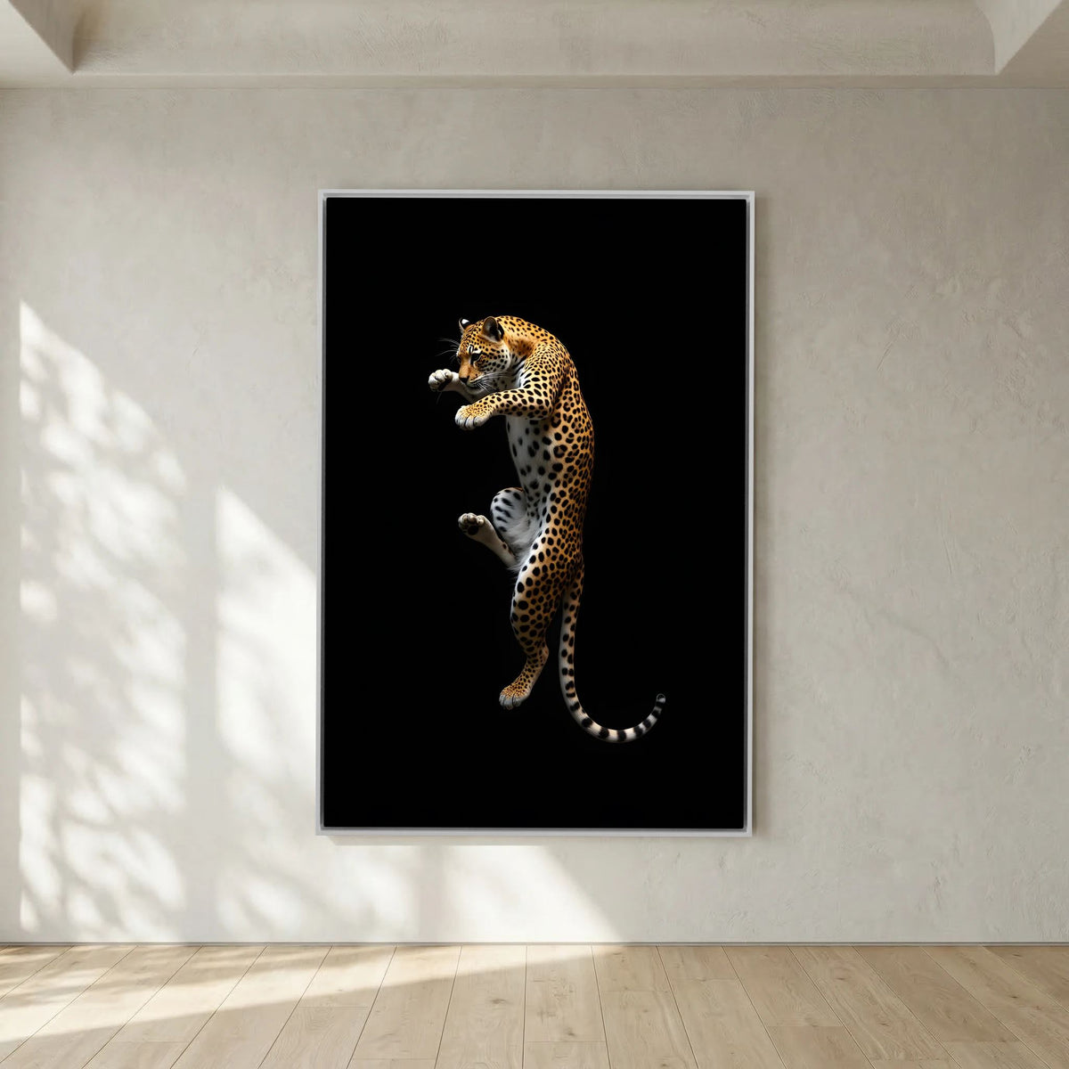 Minimalist Leopard Canvas Print 