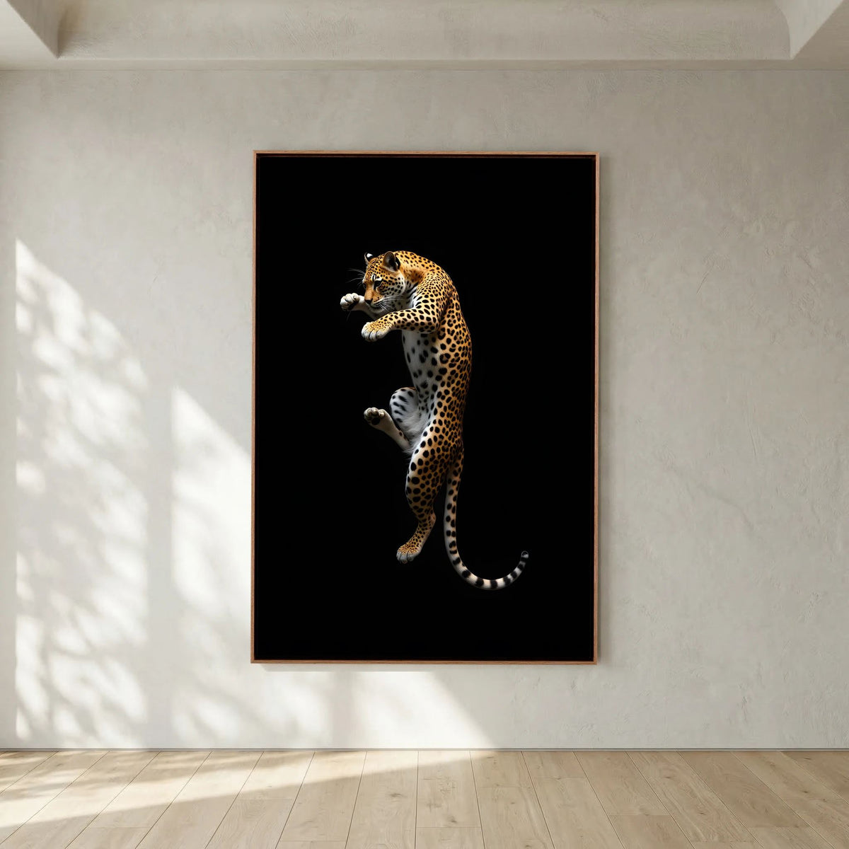 Minimalist Leopard Canvas Print 