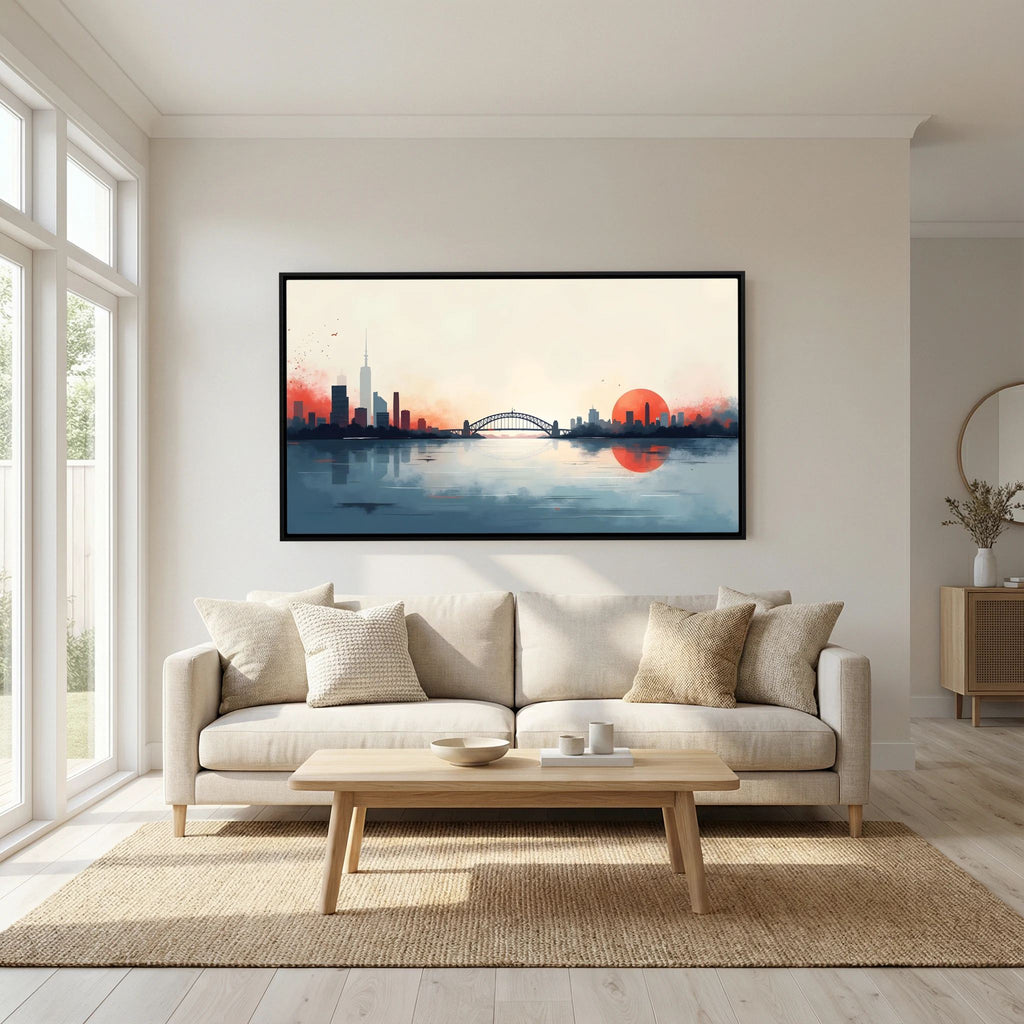 Sydney Harbour Abstract Wall Art