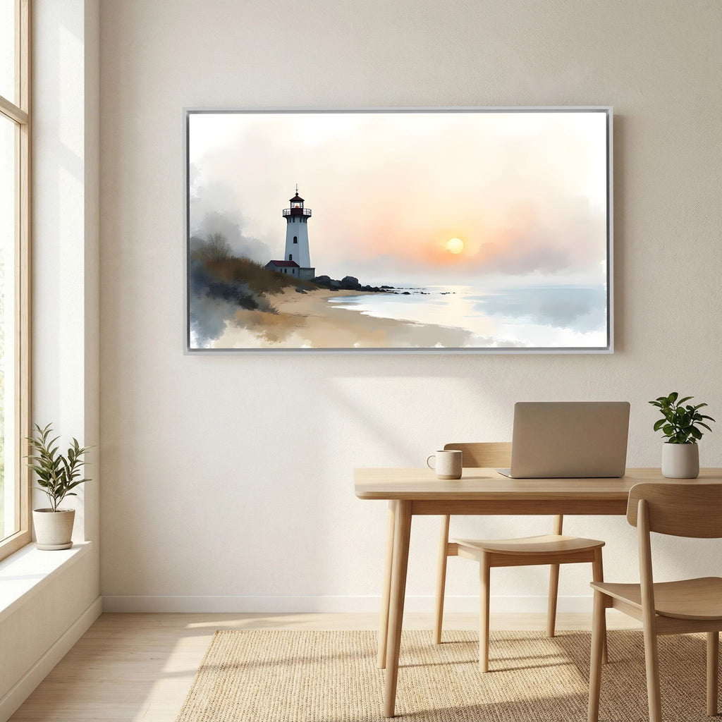 Lighthouse Landscape At Sunset