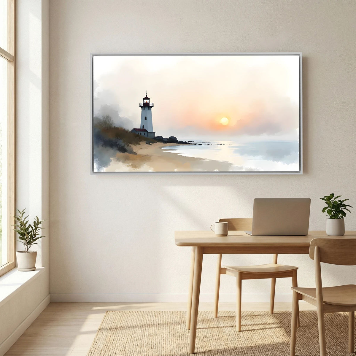 Lighthouse Landscape At Sunset