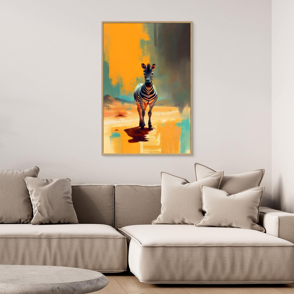 Lone Zebra Digital Art