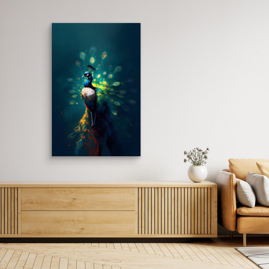 Abstract Digital Art Peacock