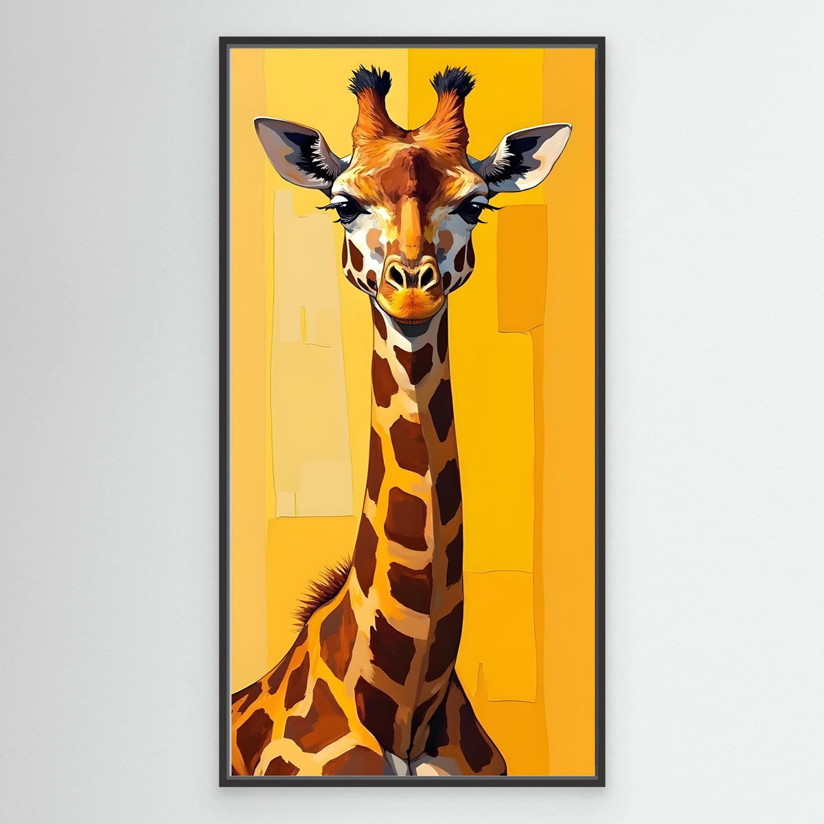 Digital Art Lone Giraffe