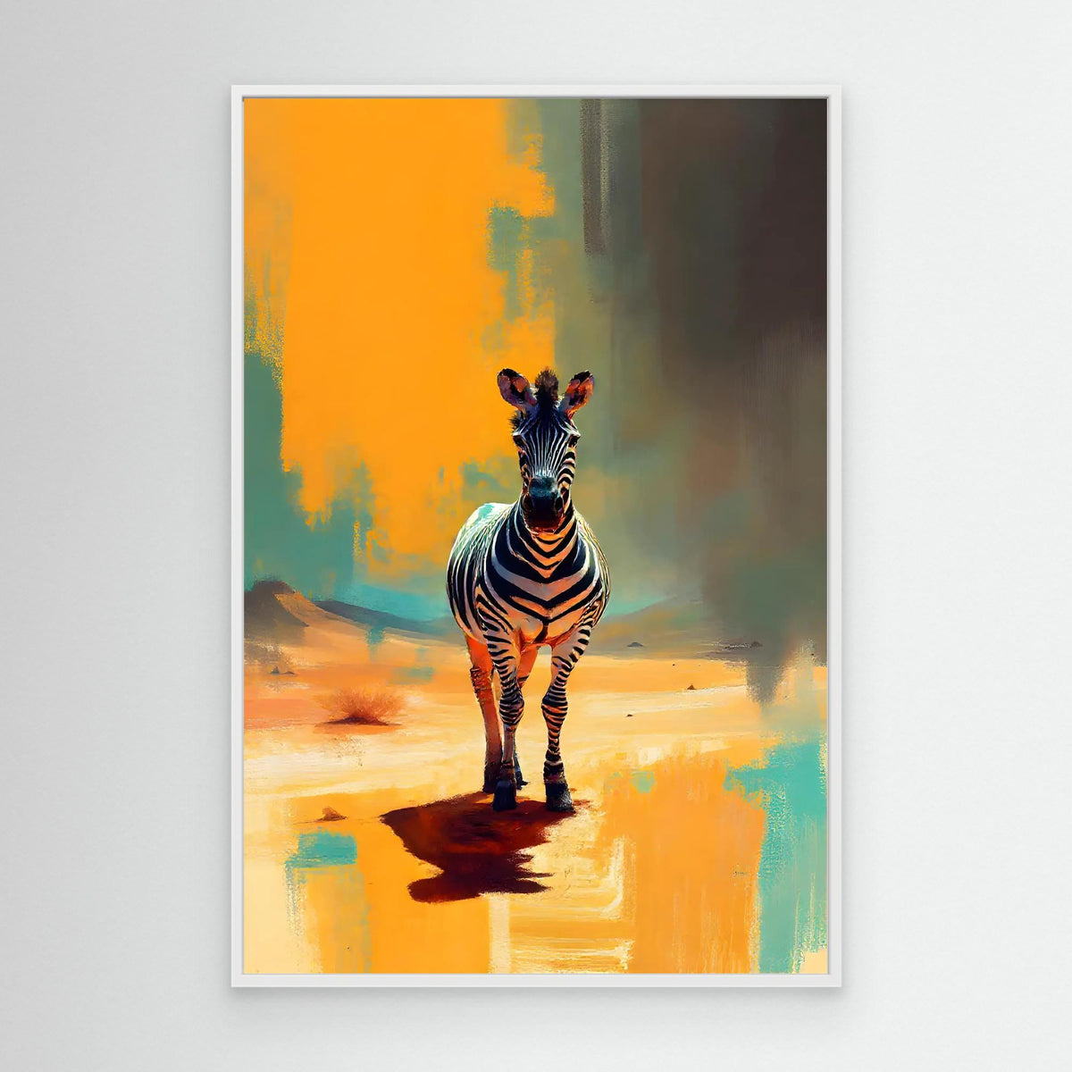 Lone Zebra Digital Art