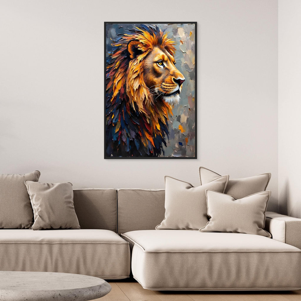 Lion's Mane Digital Oil Style