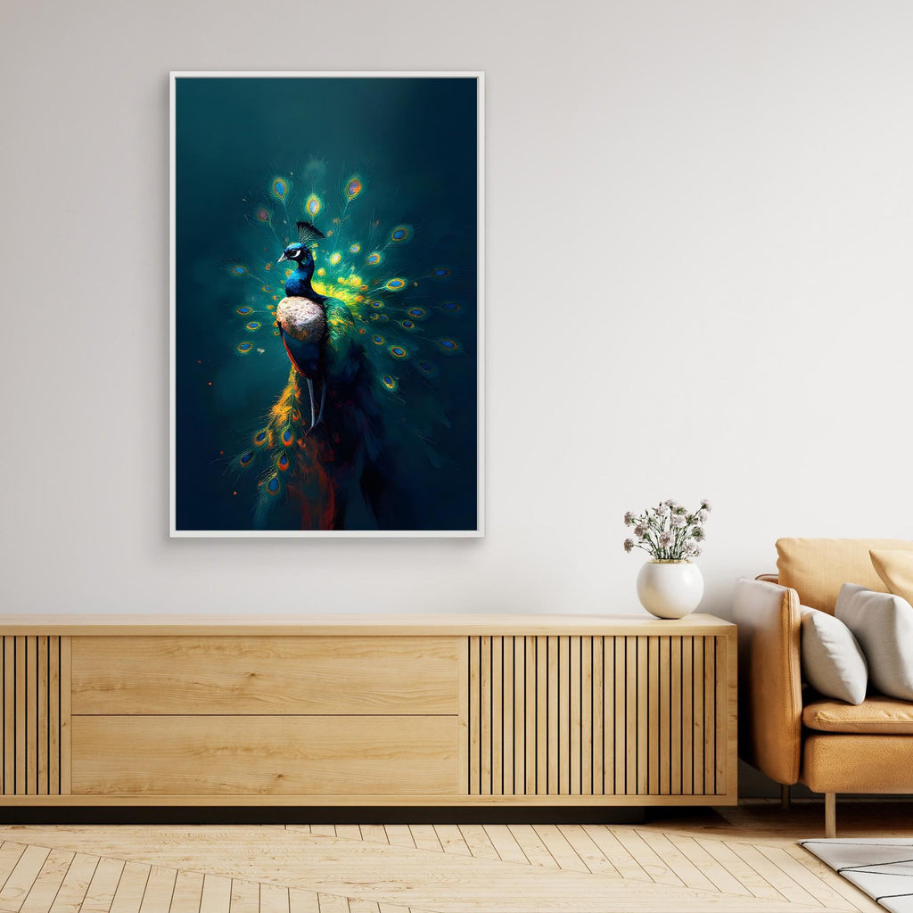 Abstract Digital Art Peacock