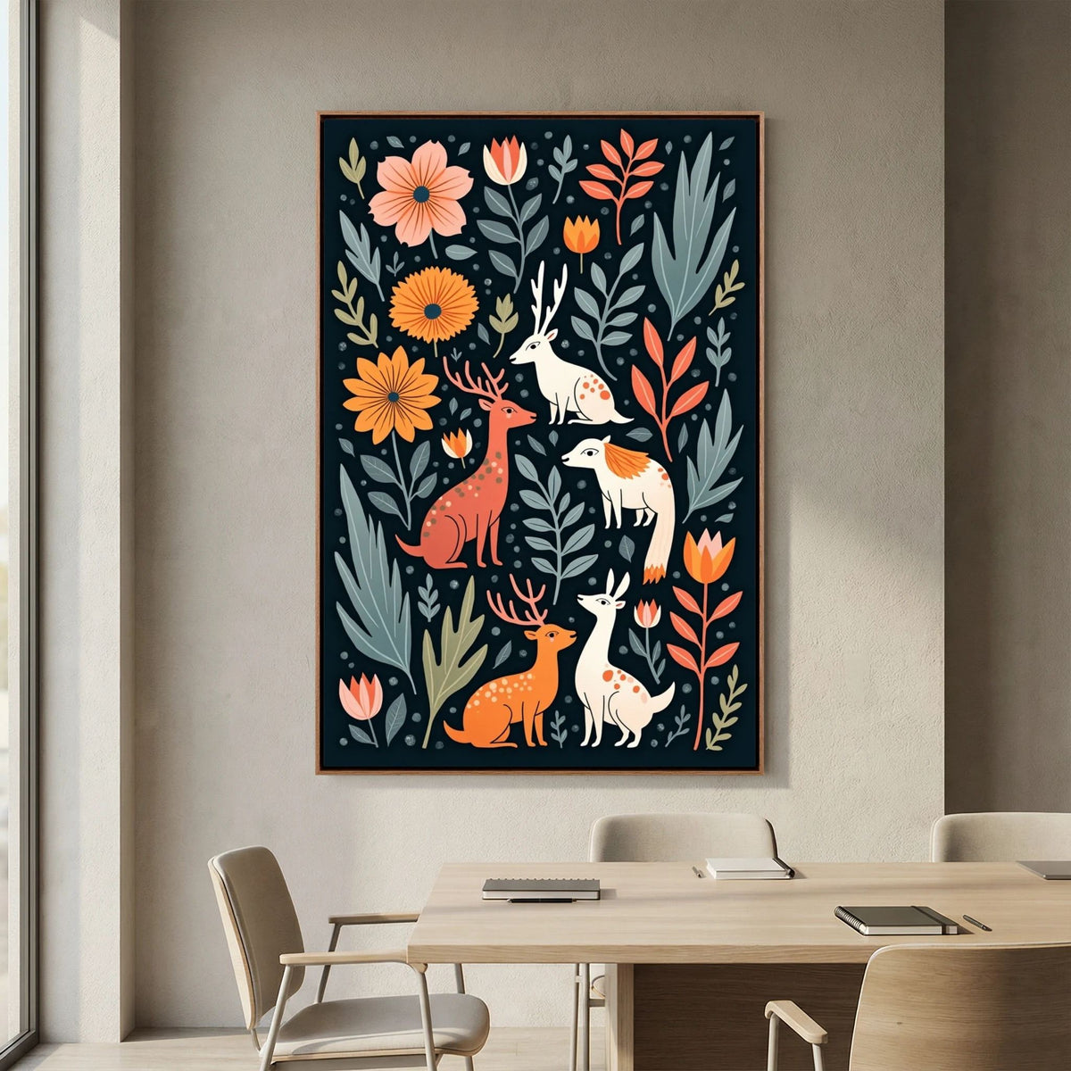 Abstract Forest Animals